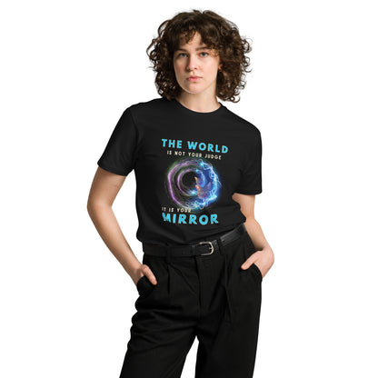 The World is Your Mirror Unisex Premium tee - My Social Cat Bonafide Boutique LLCThe World is Your Mirror Unisex Premium teeT-shirtMy Social Cat Bonafide Boutique LLCSmirrorpremium