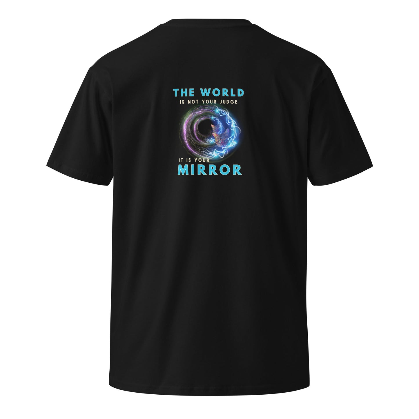 The World is Your Mirror Unisex Premium tee - My Social Cat Bonafide Boutique LLCThe World is Your Mirror Unisex Premium teeT-shirtMy Social Cat Bonafide Boutique LLCSmirrorpremium