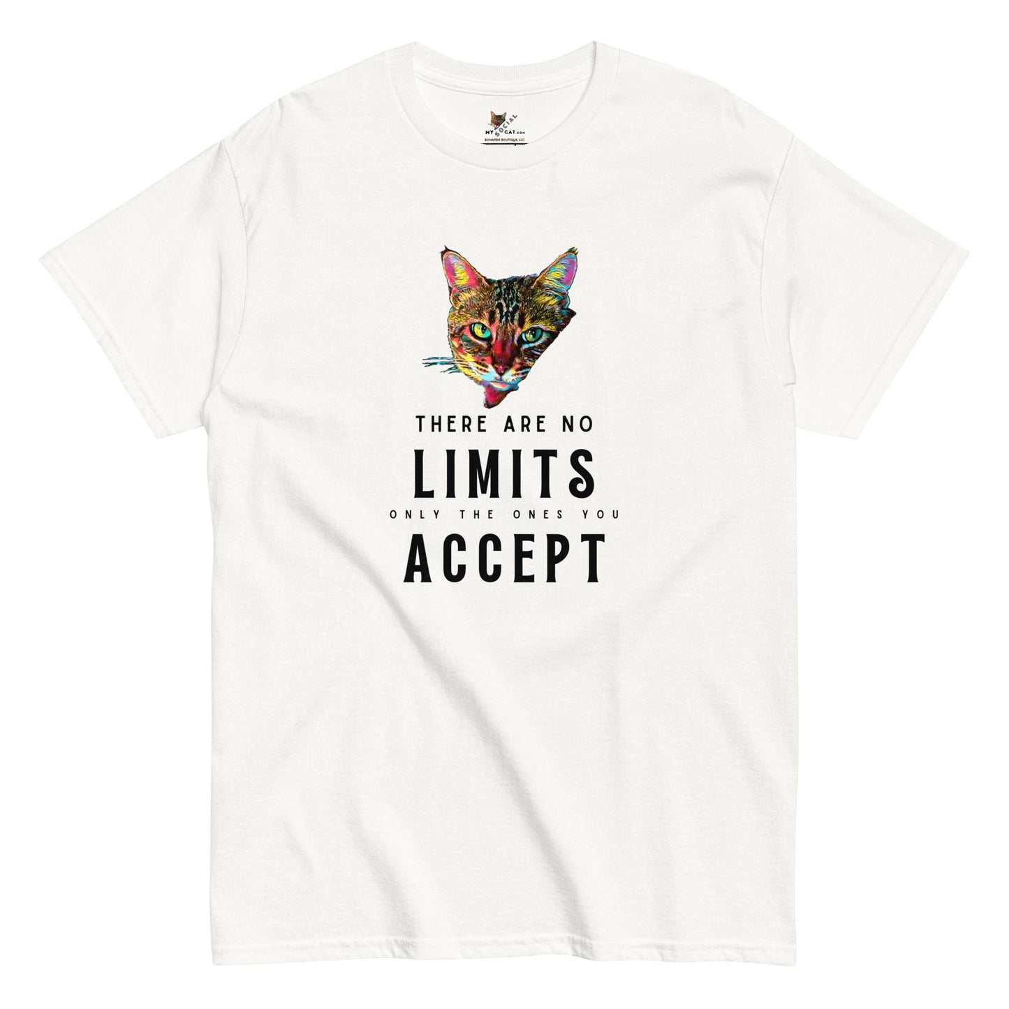 There Are No Limits Unisex Classic Tee - My Social Cat Bonafide Boutique LLCThere Are No Limits Unisex Classic TeeT-shirtMy Social Cat Bonafide Boutique LLCWhiteScatshirt