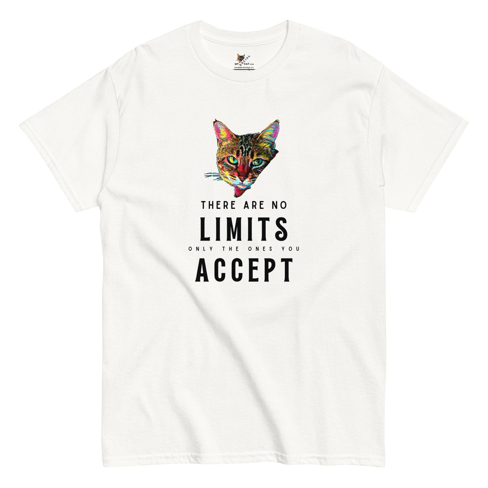 There Are No Limits Unisex Classic Tee - My Social Cat Bonafide Boutique LLCThere Are No Limits Unisex Classic TeeT-shirtMy Social Cat Bonafide Boutique LLCWhiteScatshirt