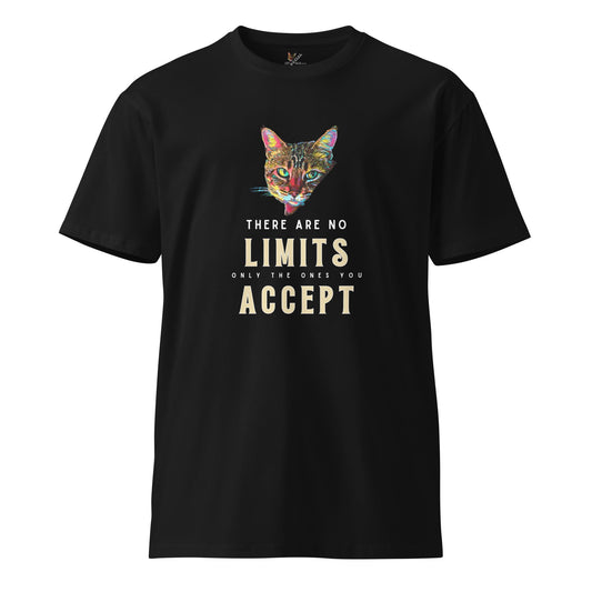 There Are No Limits Unisex Premium Tee - My Social Cat Bonafide Boutique LLCThere Are No Limits Unisex Premium TeeT-shirtMy Social Cat Bonafide Boutique LLCScatlimits