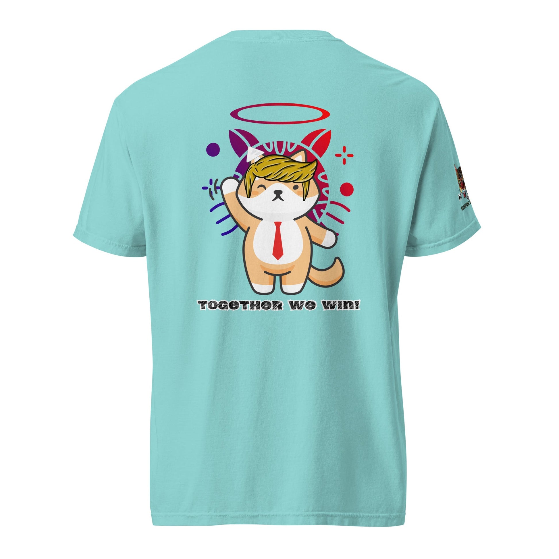 Together We Win Unisex Comfort Colors Heavyweight Tee - My Social Cat Bonafide Boutique LLCTogether We Win Unisex Comfort Colors Heavyweight TeeT - shirtMy Social Cat Bonafide Boutique LLCLagoon BlueSheavyweighttee