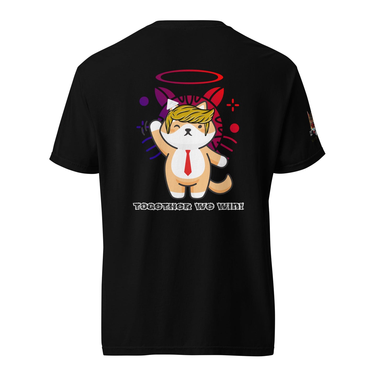 Together We Win Unisex Comfort Colors Heavyweight Tee - My Social Cat Bonafide Boutique LLCTogether We Win Unisex Comfort Colors Heavyweight TeeT - shirtMy Social Cat Bonafide Boutique LLCBlackSheavyweighttee