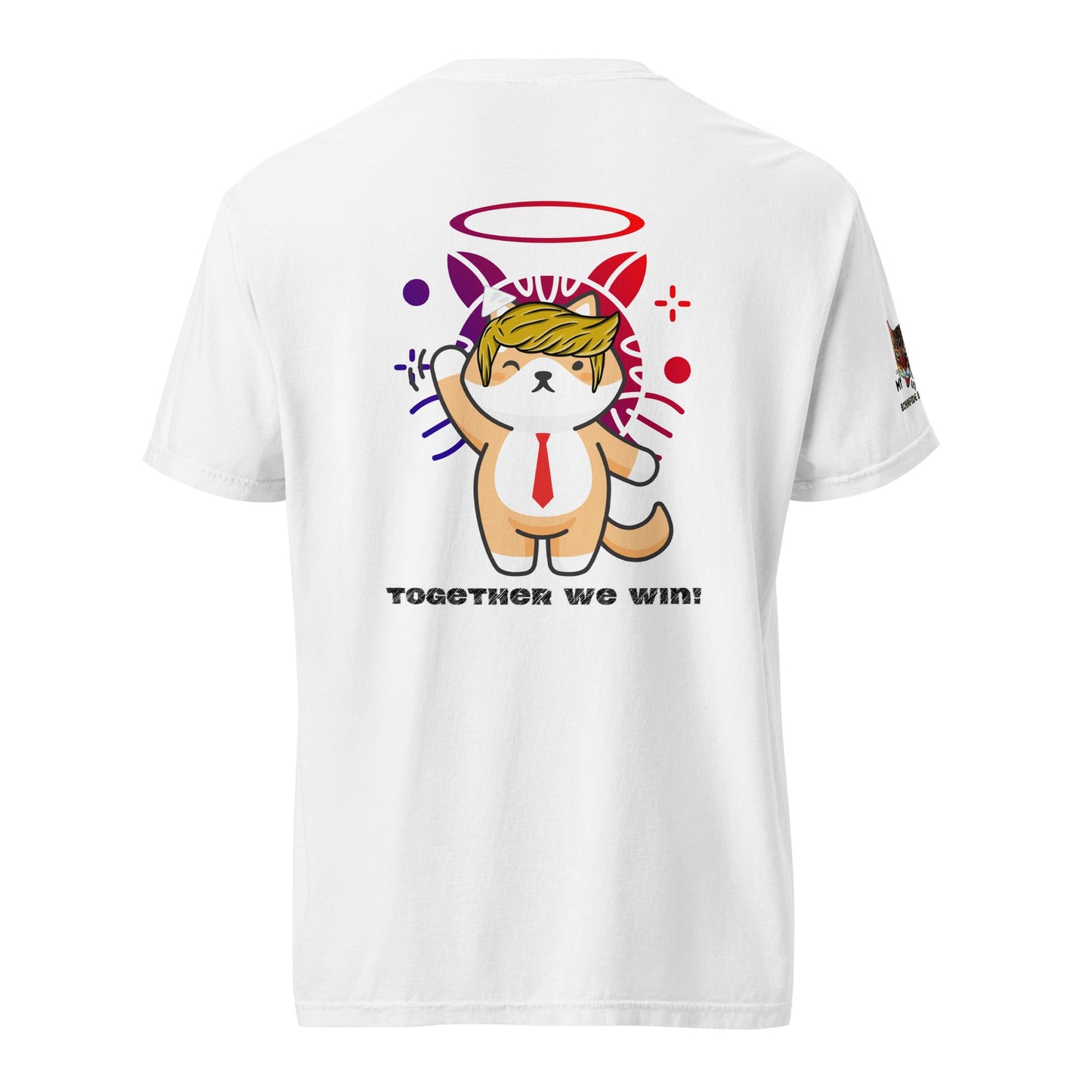 Together We Win Unisex Comfort Colors Heavyweight Tee - My Social Cat Bonafide Boutique LLCTogether We Win Unisex Comfort Colors Heavyweight TeeT - shirtMy Social Cat Bonafide Boutique LLCWhiteSheavyweighttee