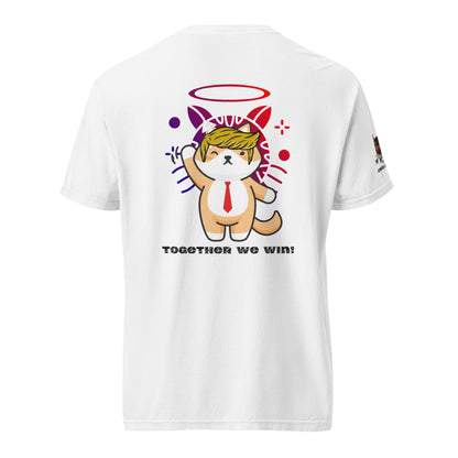 Together We Win Unisex Comfort Colors Heavyweight Tee - My Social Cat Bonafide Boutique LLCTogether We Win Unisex Comfort Colors Heavyweight TeeT - shirtMy Social Cat Bonafide Boutique LLCWhiteSheavyweighttee