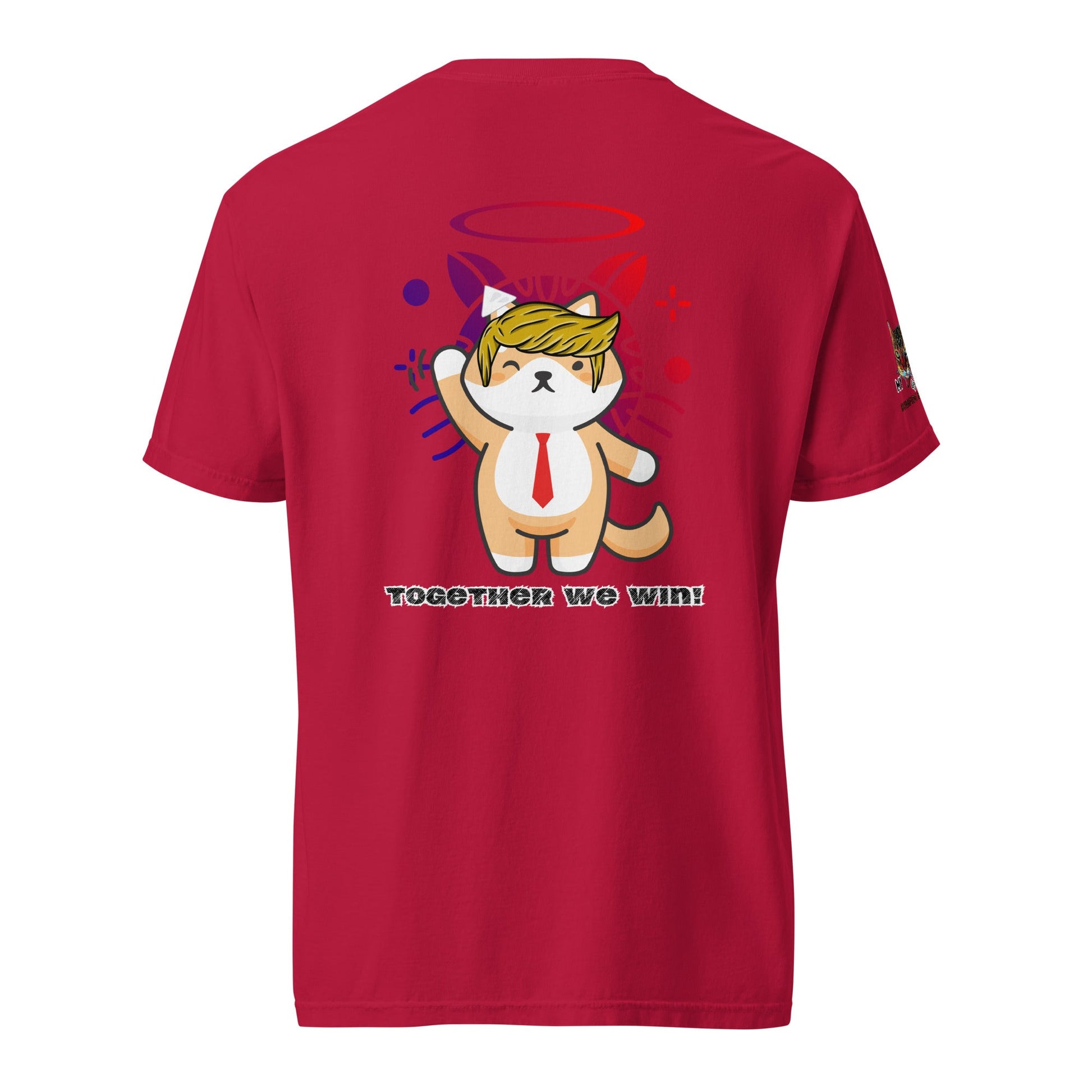Together We Win Unisex Comfort Colors Heavyweight Tee - My Social Cat Bonafide Boutique LLCTogether We Win Unisex Comfort Colors Heavyweight TeeT - shirtMy Social Cat Bonafide Boutique LLCRedSheavyweighttee