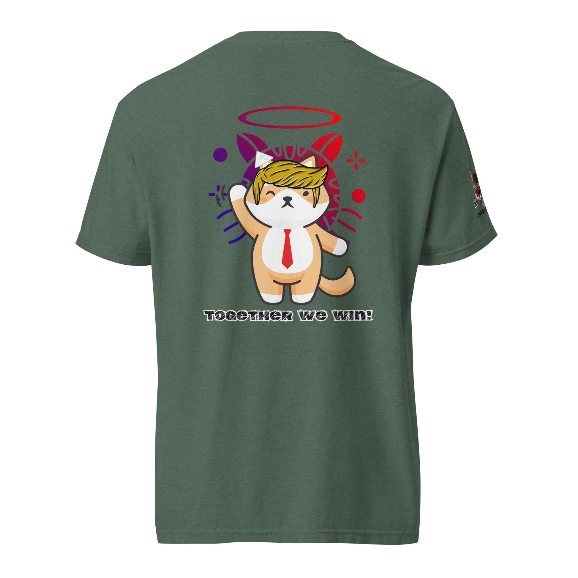 Together We Win Unisex Comfort Colors Heavyweight Tee - My Social Cat Bonafide Boutique LLCTogether We Win Unisex Comfort Colors Heavyweight TeeT - shirtMy Social Cat Bonafide Boutique LLCBlue SpruceSheavyweighttee