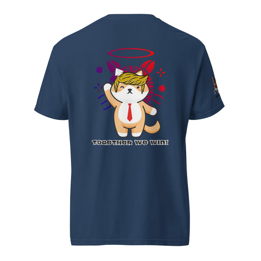Together We Win Unisex Comfort Colors Heavyweight Tee - My Social Cat Bonafide Boutique LLC