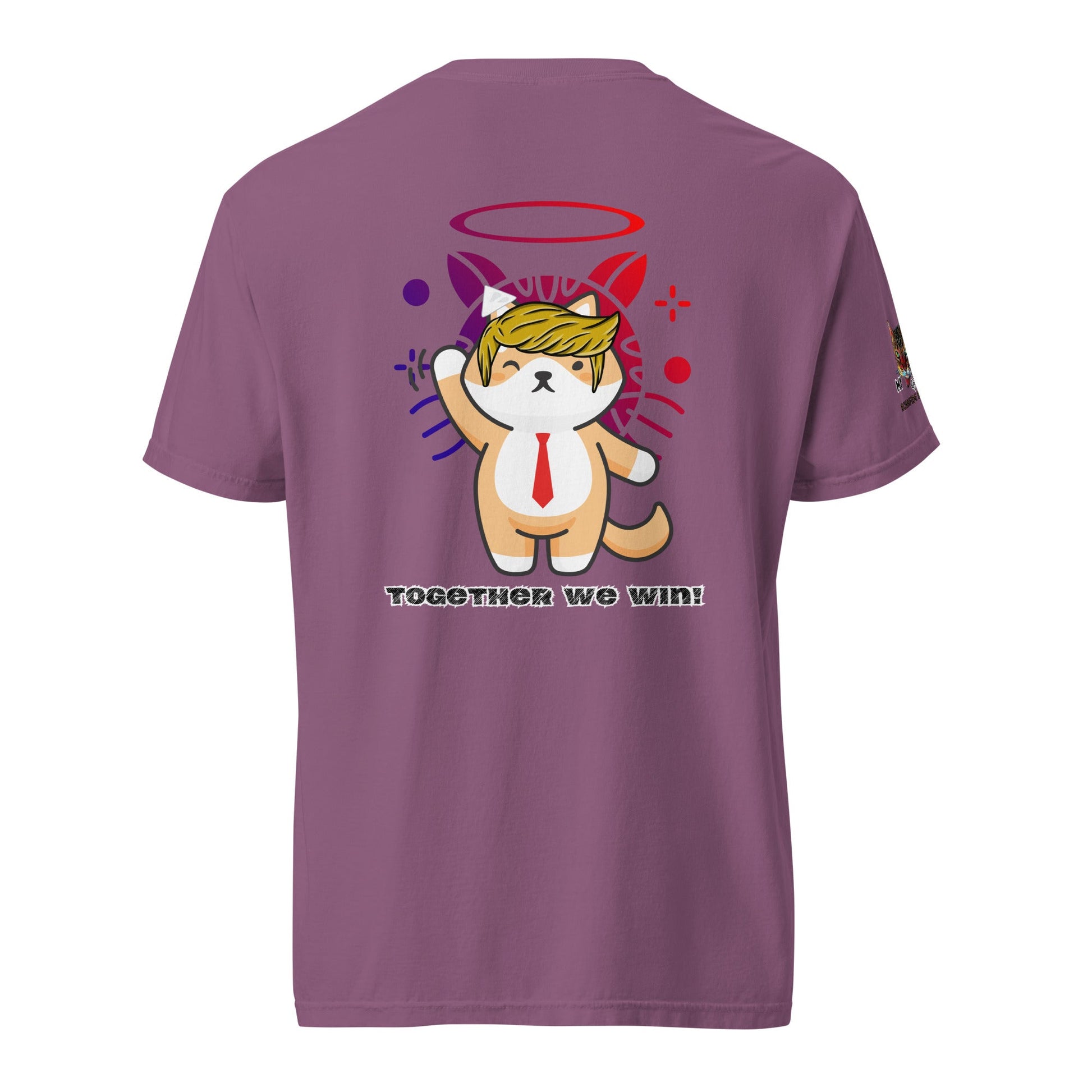 Together We Win Unisex Comfort Colors Heavyweight Tee - My Social Cat Bonafide Boutique LLCTogether We Win Unisex Comfort Colors Heavyweight TeeT - shirtMy Social Cat Bonafide Boutique LLCBerrySheavyweighttee