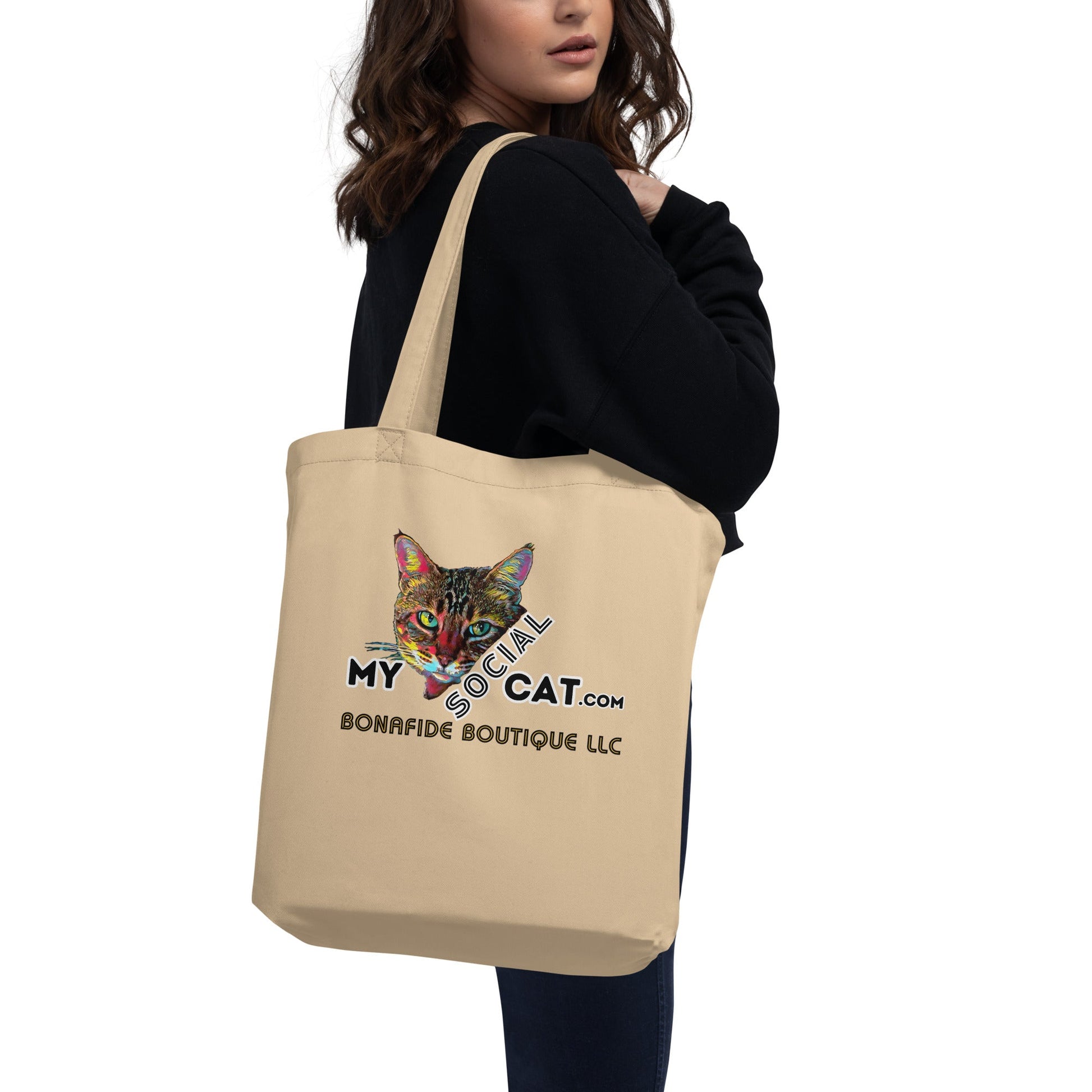 Top Dog Eco Tote Bag - My Social Cat Bonafide Boutique LLCTop Dog Eco Tote BagtoteMy Social Cat Bonafide Boutique LLCbagdog