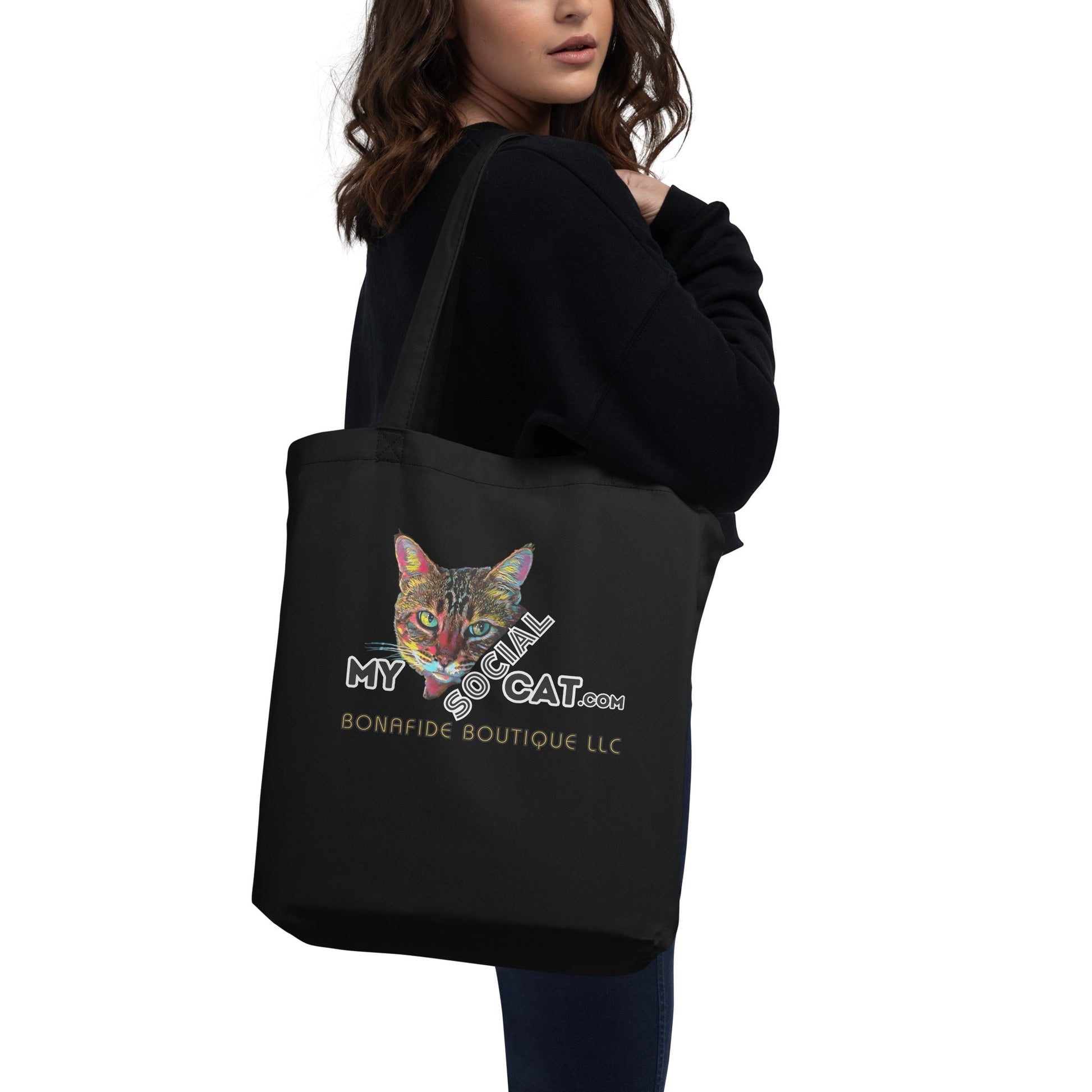 Top Dog Eco Tote Bag - My Social Cat Bonafide Boutique LLCTop Dog Eco Tote BagtoteMy Social Cat Bonafide Boutique LLCbagdog