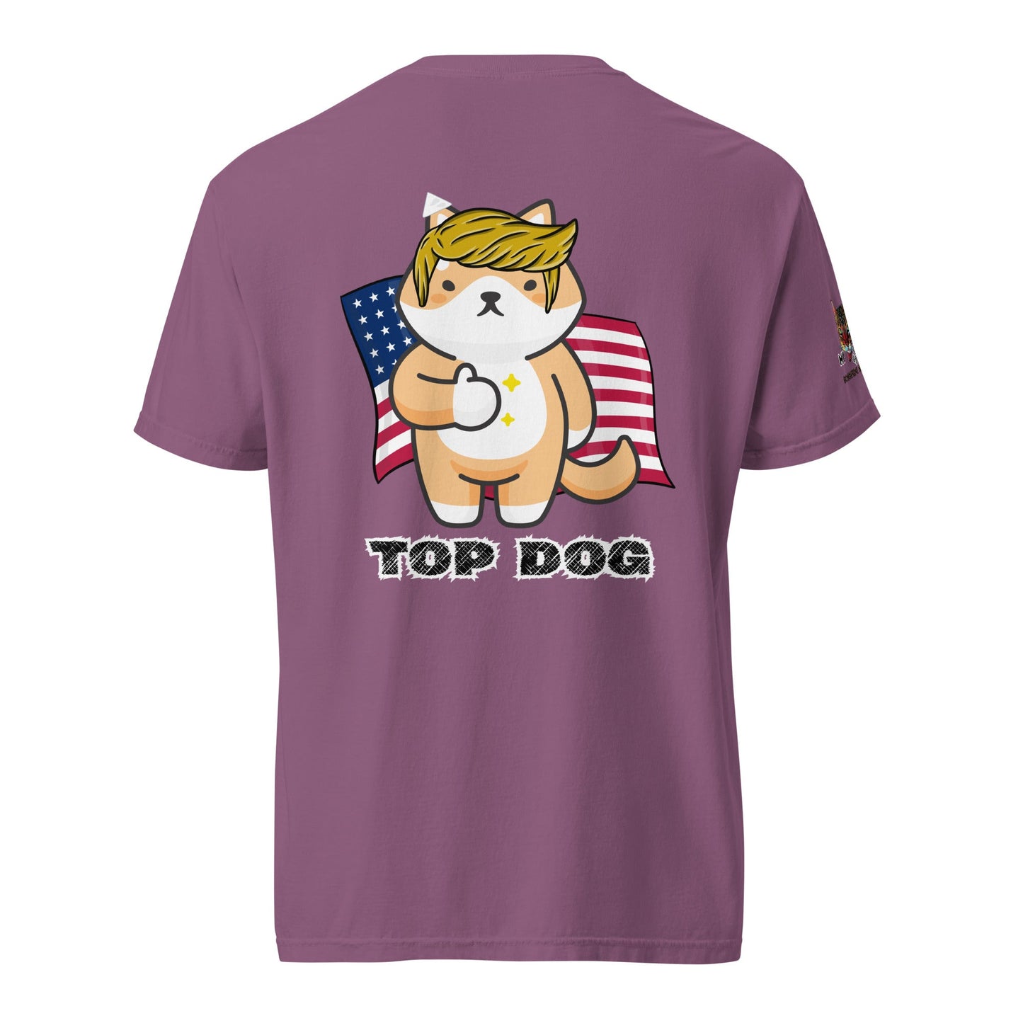 Top Dog Unisex Comfort Colors Heavyweight Tee - My Social Cat Bonafide Boutique LLCTop Dog Unisex Comfort Colors Heavyweight TeeT - shirtMy Social Cat Bonafide Boutique LLCBerrySbackdog