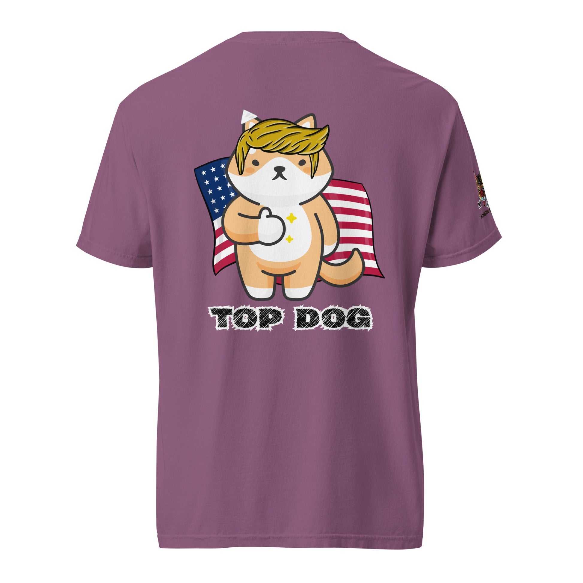 Top Dog Unisex Comfort Colors Heavyweight Tee - My Social Cat Bonafide Boutique LLCTop Dog Unisex Comfort Colors Heavyweight TeeT - shirtMy Social Cat Bonafide Boutique LLCBerrySbackdog