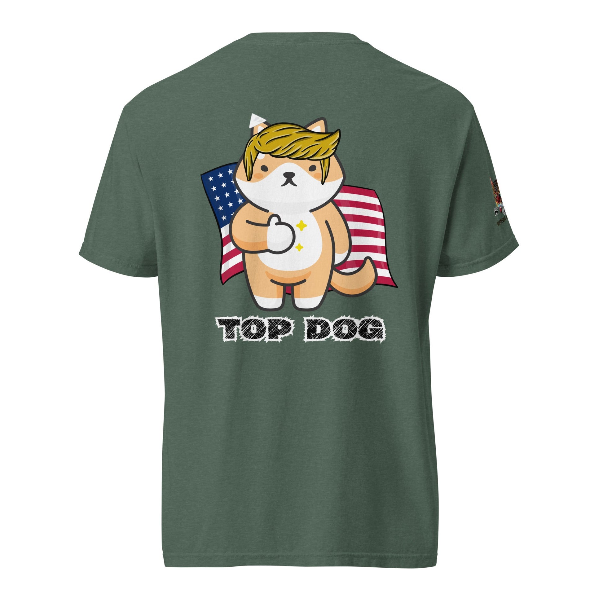 Top Dog Unisex Comfort Colors Heavyweight Tee - My Social Cat Bonafide Boutique LLCTop Dog Unisex Comfort Colors Heavyweight TeeT - shirtMy Social Cat Bonafide Boutique LLCBlue SpruceSbackdog