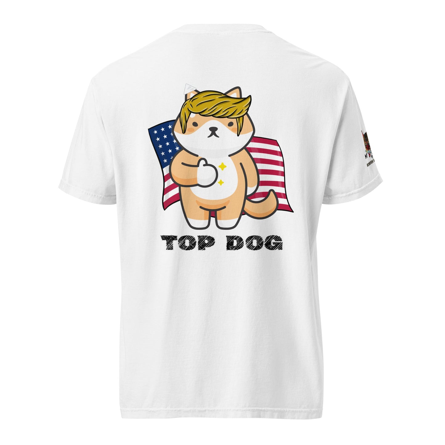 Top Dog Unisex Comfort Colors Heavyweight Tee - My Social Cat Bonafide Boutique LLCTop Dog Unisex Comfort Colors Heavyweight TeeT - shirtMy Social Cat Bonafide Boutique LLCWhiteSbackdog