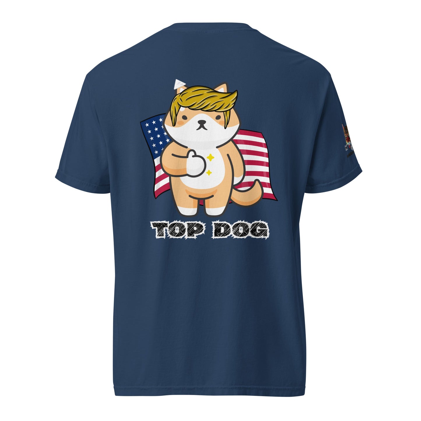 Top Dog Unisex Comfort Colors Heavyweight Tee - My Social Cat Bonafide Boutique LLCTop Dog Unisex Comfort Colors Heavyweight TeeT - shirtMy Social Cat Bonafide Boutique LLCTrue NavySbackdog