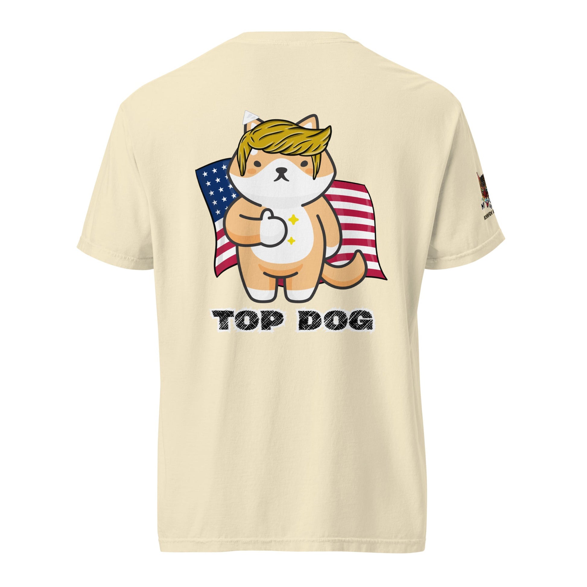 Top Dog Unisex Comfort Colors Heavyweight Tee - My Social Cat Bonafide Boutique LLCTop Dog Unisex Comfort Colors Heavyweight TeeT - shirtMy Social Cat Bonafide Boutique LLCIvorySbackdog