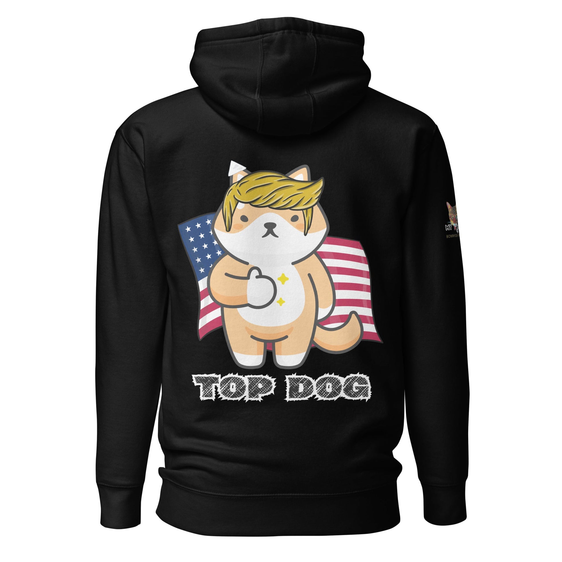 Top Dog Unisex Cozy Hoodie - My Social Cat Bonafide Boutique LLCTop Dog Unisex Cozy HoodieHooded sweatshirtMy Social Cat Bonafide Boutique LLCBlackSdoghoodie