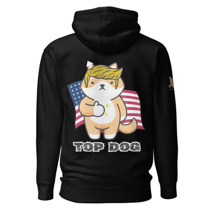 Top Dog Unisex Cozy Hoodie - My Social Cat Bonafide Boutique LLCTop Dog Unisex Cozy HoodieHooded sweatshirtMy Social Cat Bonafide Boutique LLCBlackSdoghoodie