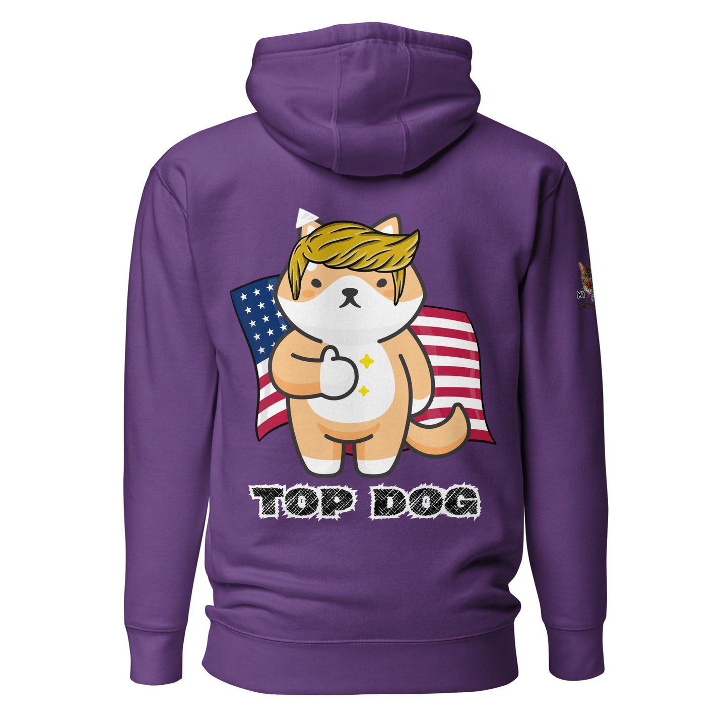 Top Dog Unisex Cozy Hoodie - My Social Cat Bonafide Boutique LLCTop Dog Unisex Cozy HoodieHooded sweatshirtMy Social Cat Bonafide Boutique LLCPurpleSdoghoodie