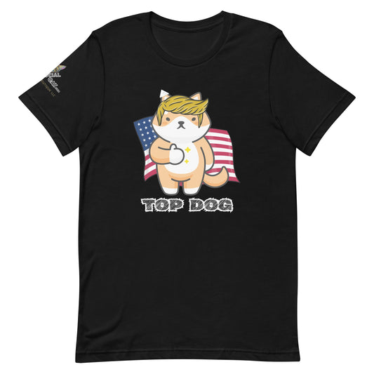 Top Dog Unisex Tee - My Social Cat Bonafide Boutique LLCTop Dog Unisex TeeT - shirtMy Social Cat Bonafide Boutique LLCBlackXSdogshirt