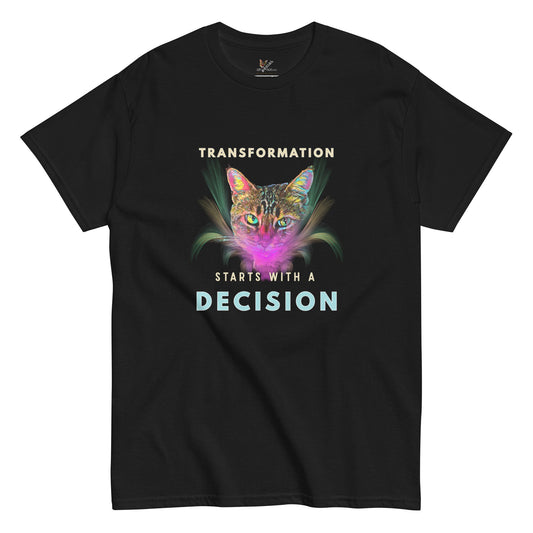 Transformation is a Decision Unisex Classic Tee - My Social Cat Bonafide Boutique LLCTransformation is a Decision Unisex Classic TeeT-shirtMy Social Cat Bonafide Boutique LLCSdecisionshirt