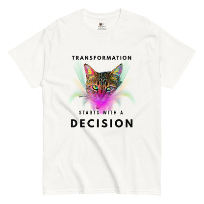 Transformation is a Decision Unisex Classic Tee - My Social Cat Bonafide Boutique LLCTransformation is a Decision Unisex Classic TeeT-shirtMy Social Cat Bonafide Boutique LLCWhiteSdecisionshirt
