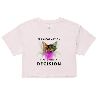 Transformation Women’s crop top - My Social Cat Bonafide Boutique LLCTransformation Women’s crop topcrop topMy Social Cat Bonafide Boutique LLCOrchidXScropdecision