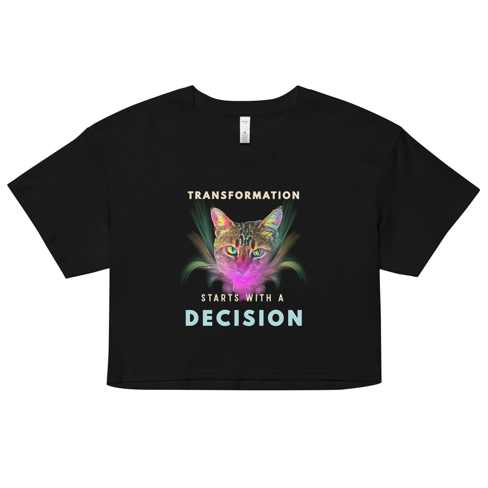 Transformation Women’s crop top - My Social Cat Bonafide Boutique LLCTransformation Women’s crop topcrop topMy Social Cat Bonafide Boutique LLCXScropdecision