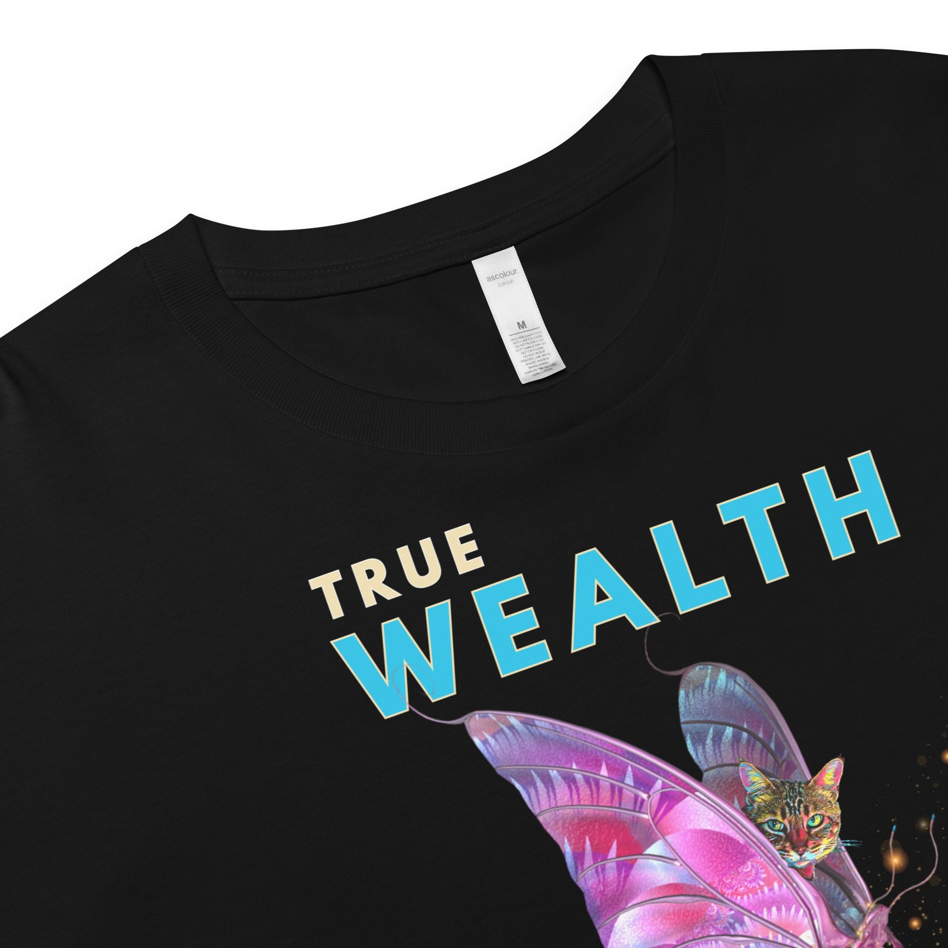 True Wealth Comes From Certainty Women’s Crop Top - My Social Cat Bonafide Boutique LLCTrue Wealth Comes From Certainty Women’s Crop TopT-shirtMy Social Cat Bonafide Boutique LLCXScertaintycrop