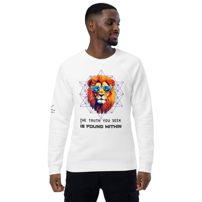 Truth You Seek Plush Organic Sweatshirt - My Social Cat Bonafide Boutique LLCTruth You Seek Plush Organic SweatshirtSweatshirtMy Social Cat Bonafide Boutique LLCWhiteXSorganicplush