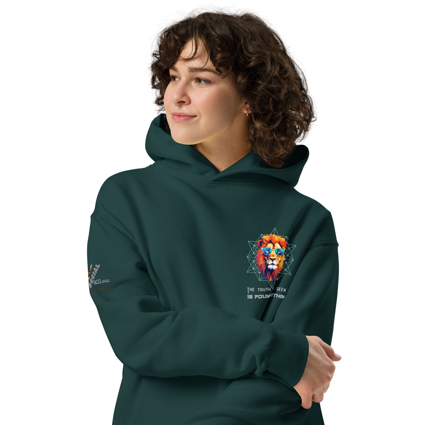 Truth You Seek Unisex Plush Hoodie - My Social Cat Bonafide Boutique LLCTruth You Seek Unisex Plush HoodieHooded sweatshirtMy Social Cat Bonafide Boutique LLCBlackSglasseshoodie