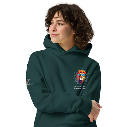 Truth You Seek Unisex Plush Hoodie - My Social Cat Bonafide Boutique LLCTruth You Seek Unisex Plush HoodieHooded sweatshirtMy Social Cat Bonafide Boutique LLCBlackSglasseshoodie