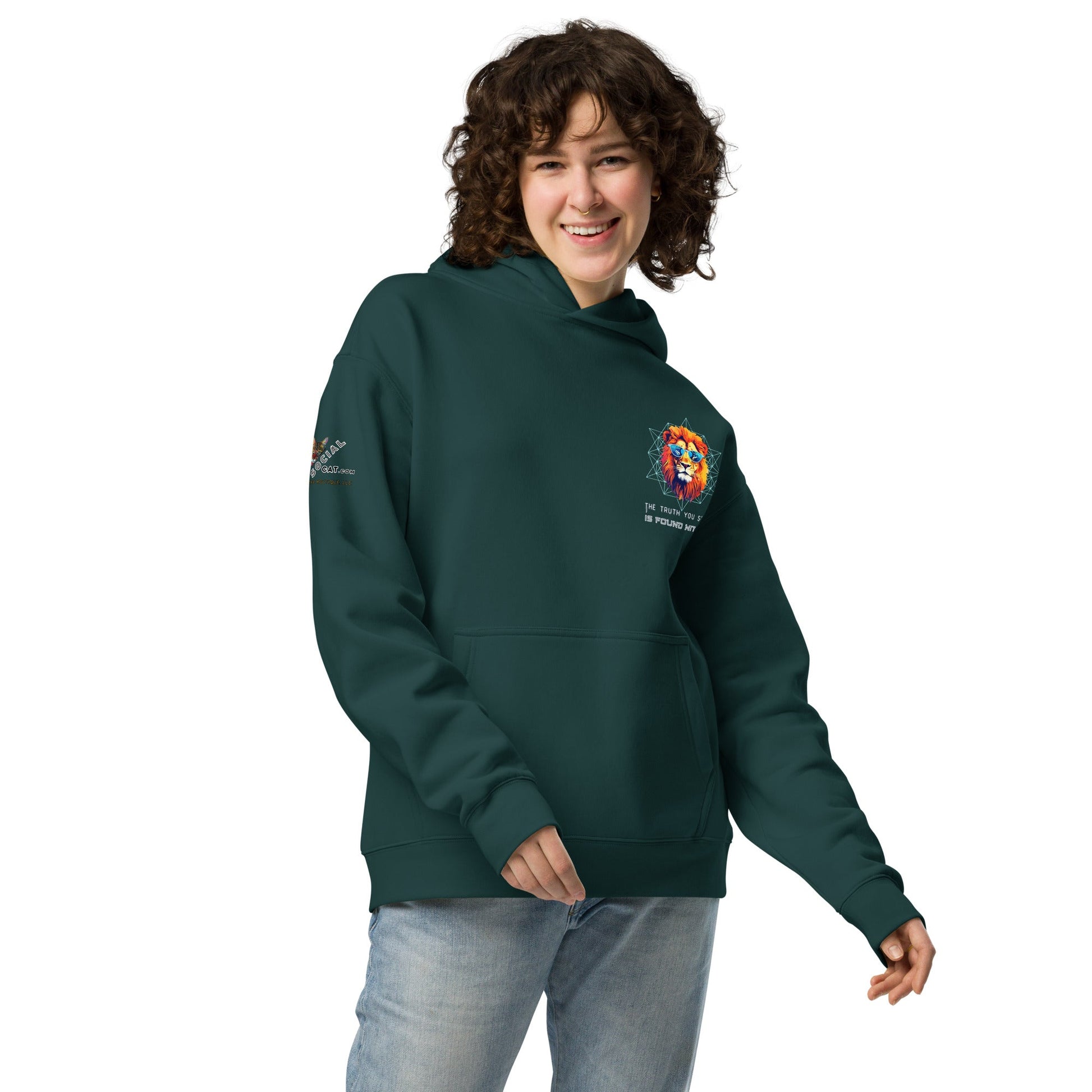 Truth You Seek Unisex Plush Hoodie - My Social Cat Bonafide Boutique LLCTruth You Seek Unisex Plush HoodieHooded sweatshirtMy Social Cat Bonafide Boutique LLCBlackSglasseshoodie