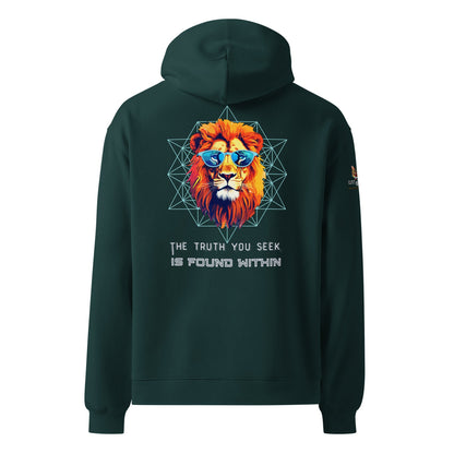 Truth You Seek Unisex Plush Hoodie - My Social Cat Bonafide Boutique LLCTruth You Seek Unisex Plush HoodieHooded sweatshirtMy Social Cat Bonafide Boutique LLCPine GreenSglasseshoodie