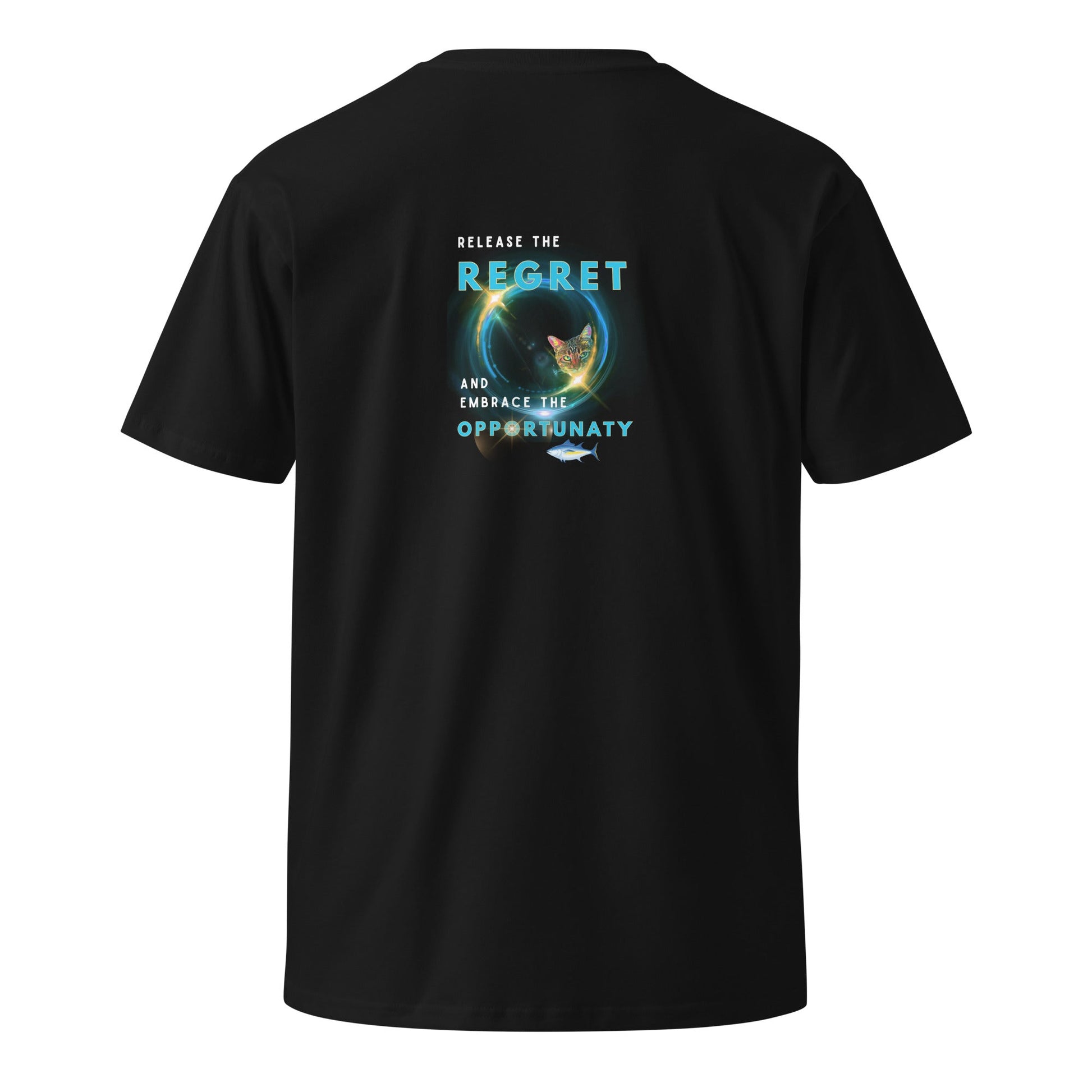 Tuna Unisex Premium Tee - My Social Cat Bonafide Boutique LLCTuna Unisex Premium TeeT-shirtMy Social Cat Bonafide Boutique LLCBlackMregretshirt