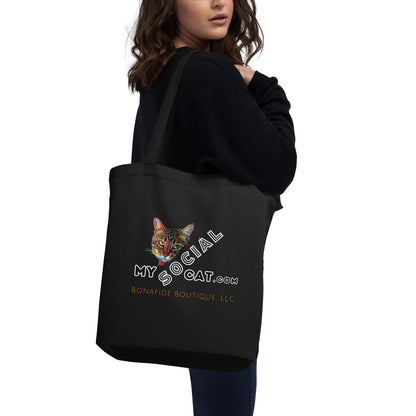 Two Is Better Than One Organic Eco Tote Bag - My Social Cat Bonafide Boutique LLCTwo Is Better Than One Organic Eco Tote BagtoteMy Social Cat Bonafide Boutique LLCOysterbagcat