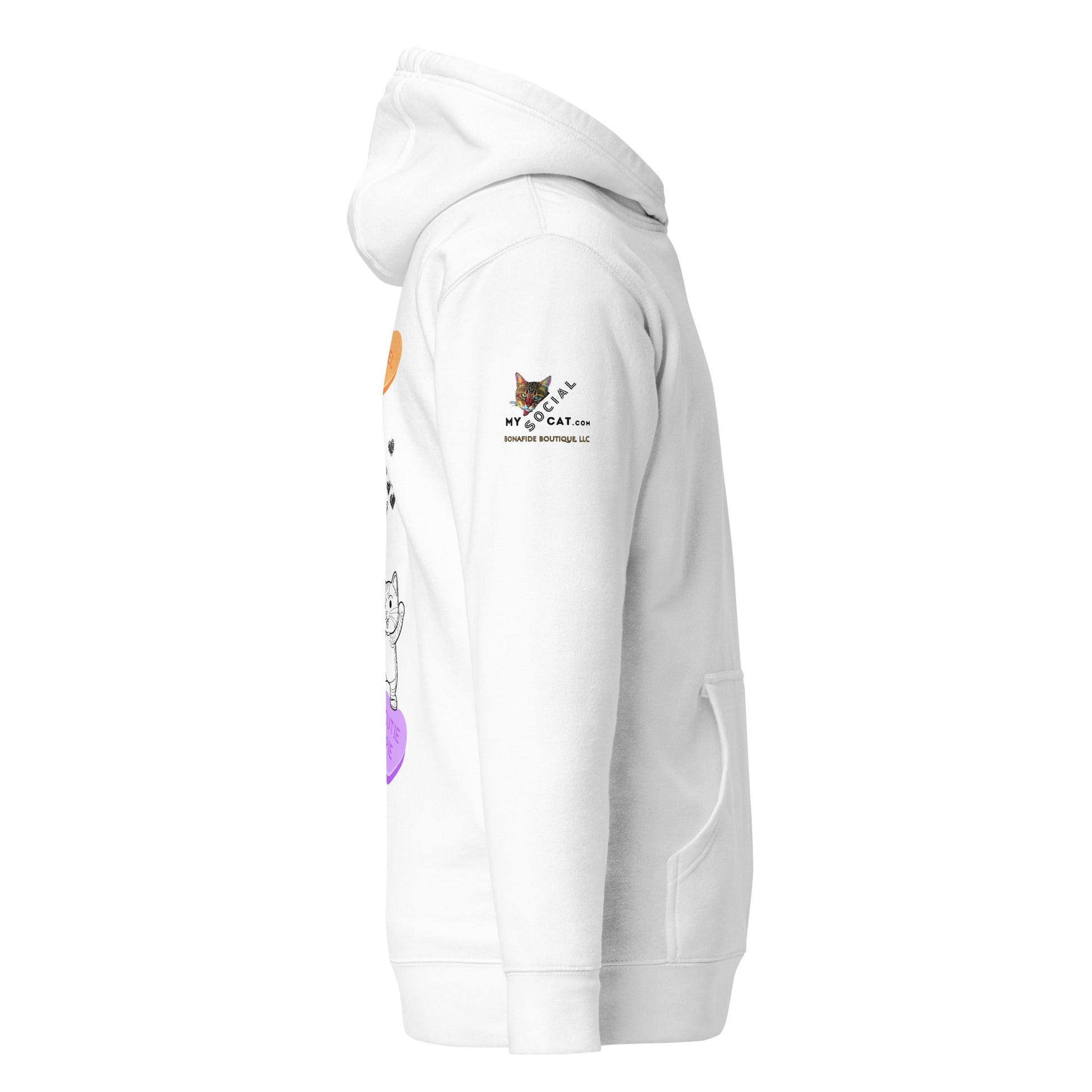 Two Is Better Than One Unisex Hoodie - My Social Cat Bonafide Boutique LLCTwo Is Better Than One Unisex HoodieHooded sweatshirtMy Social Cat Bonafide Boutique LLCWhiteScatcotton