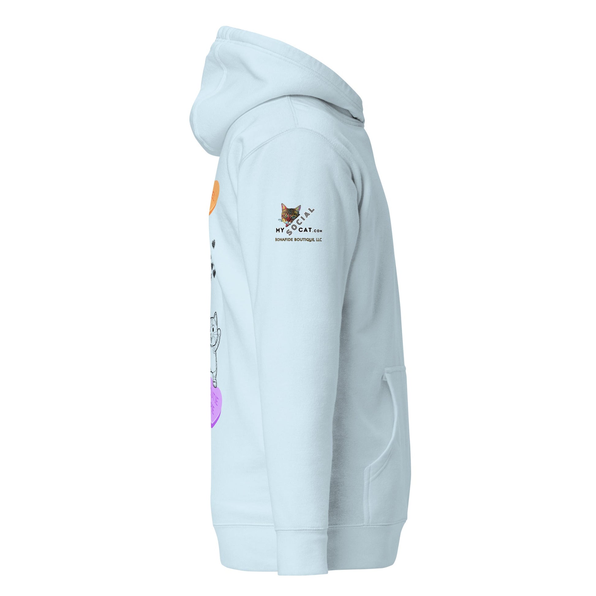 Two Is Better Than One Unisex Hoodie - My Social Cat Bonafide Boutique LLCTwo Is Better Than One Unisex HoodieHooded sweatshirtMy Social Cat Bonafide Boutique LLCSky BlueScatcotton