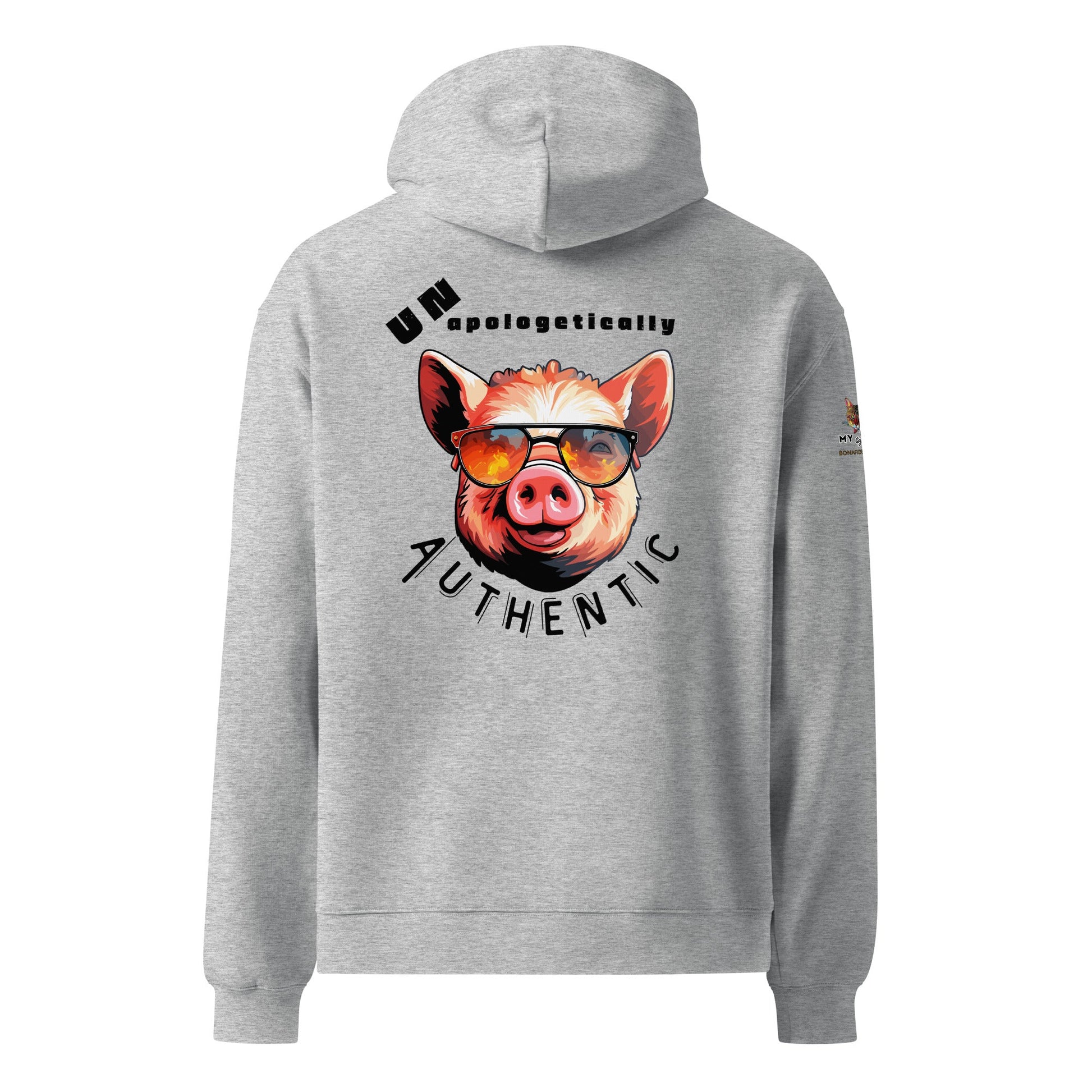 Unapologetically Authentic Unisex Plush Hoodie - My Social Cat Bonafide Boutique LLCUnapologetically Authentic Unisex Plush HoodieHooded sweatshirtMy Social Cat Bonafide Boutique LLCAthletic HeatherSauthenticauthenticity