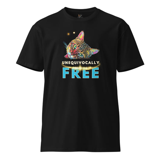 Unequivocally Free Unisex Premium Tee - My Social Cat Bonafide Boutique LLCUnequivocally Free Unisex Premium TeeT-shirtMy Social Cat Bonafide Boutique LLCSauthenticcotton