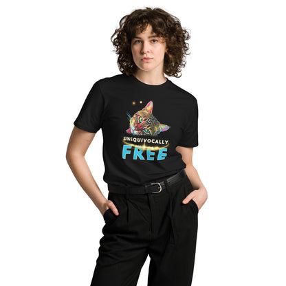 Unequivocally Free Unisex Premium Tee - My Social Cat Bonafide Boutique LLCUnequivocally Free Unisex Premium TeeT-shirtMy Social Cat Bonafide Boutique LLCSauthenticcotton