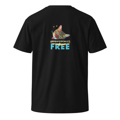 Unequivocally Free Unisex Premium Tee - My Social Cat Bonafide Boutique LLCUnequivocally Free Unisex Premium TeeT-shirtMy Social Cat Bonafide Boutique LLCSauthenticcotton