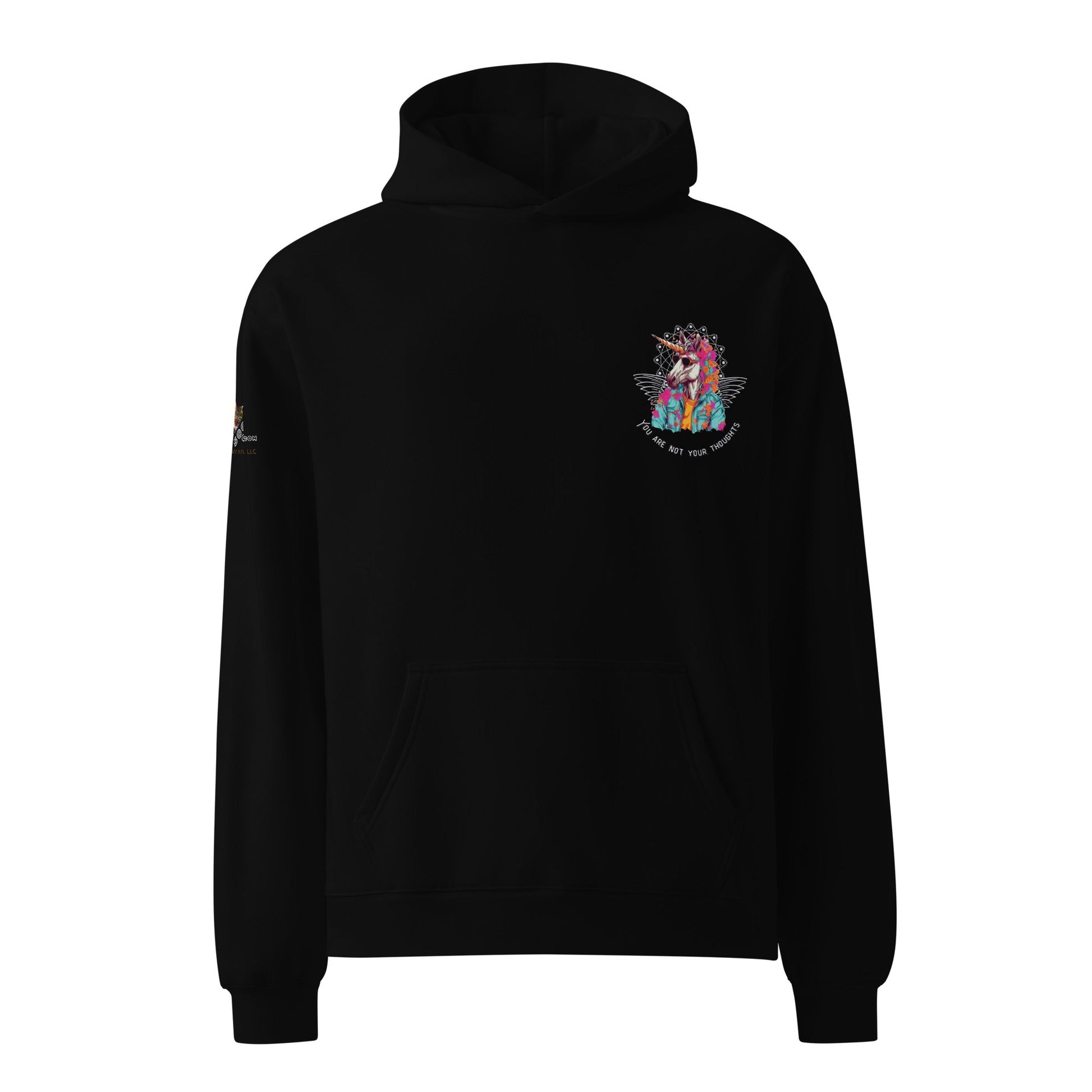 Unicorn Thoughts Unisex Oversized Hoodie - My Social Cat Bonafide Boutique LLCUnicorn Thoughts Unisex Oversized HoodieHooded sweatshirtMy Social Cat Bonafide Boutique LLCPine GreenShoodienot