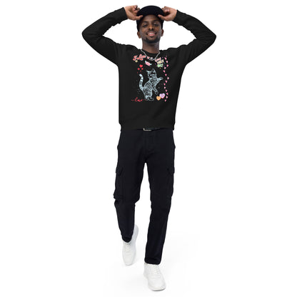 I Love You Unisex Organic Sweatshirt