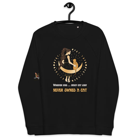 black sweatshirt on white background