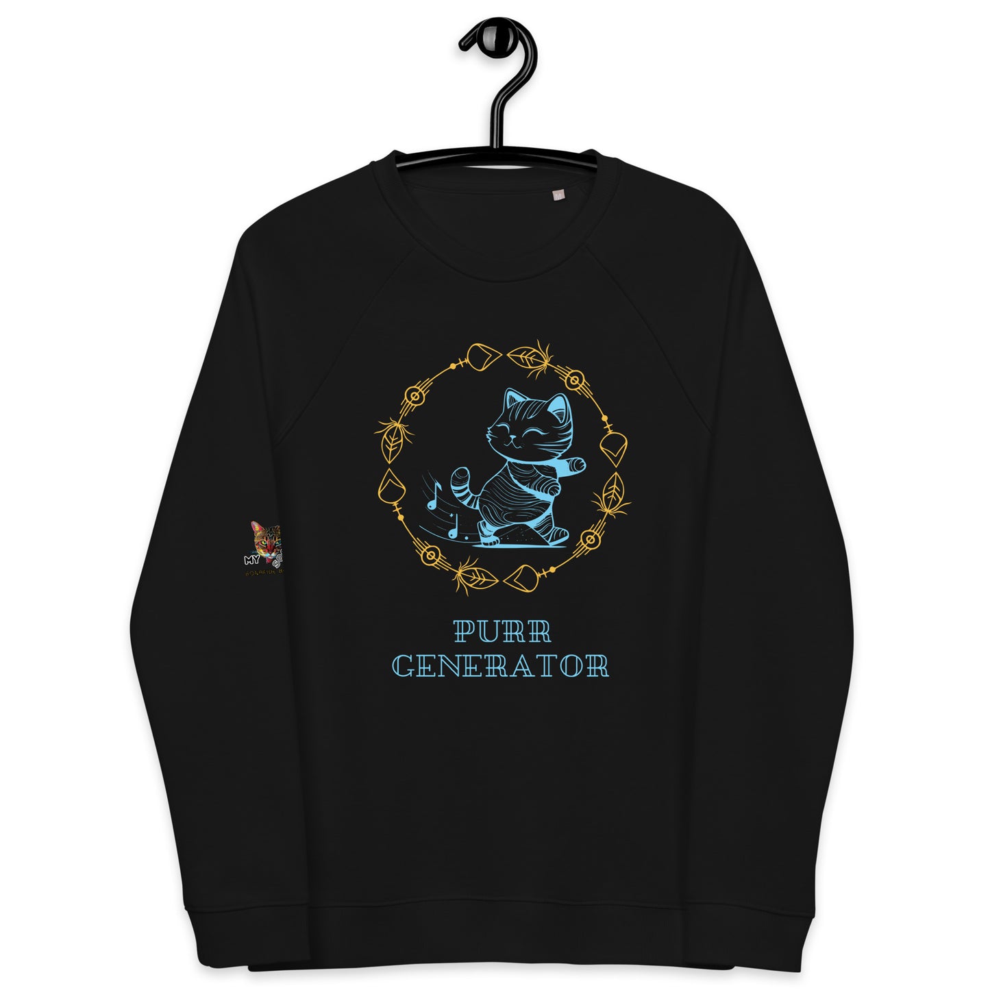 Purr Generator Plush Organic Sweatshirt