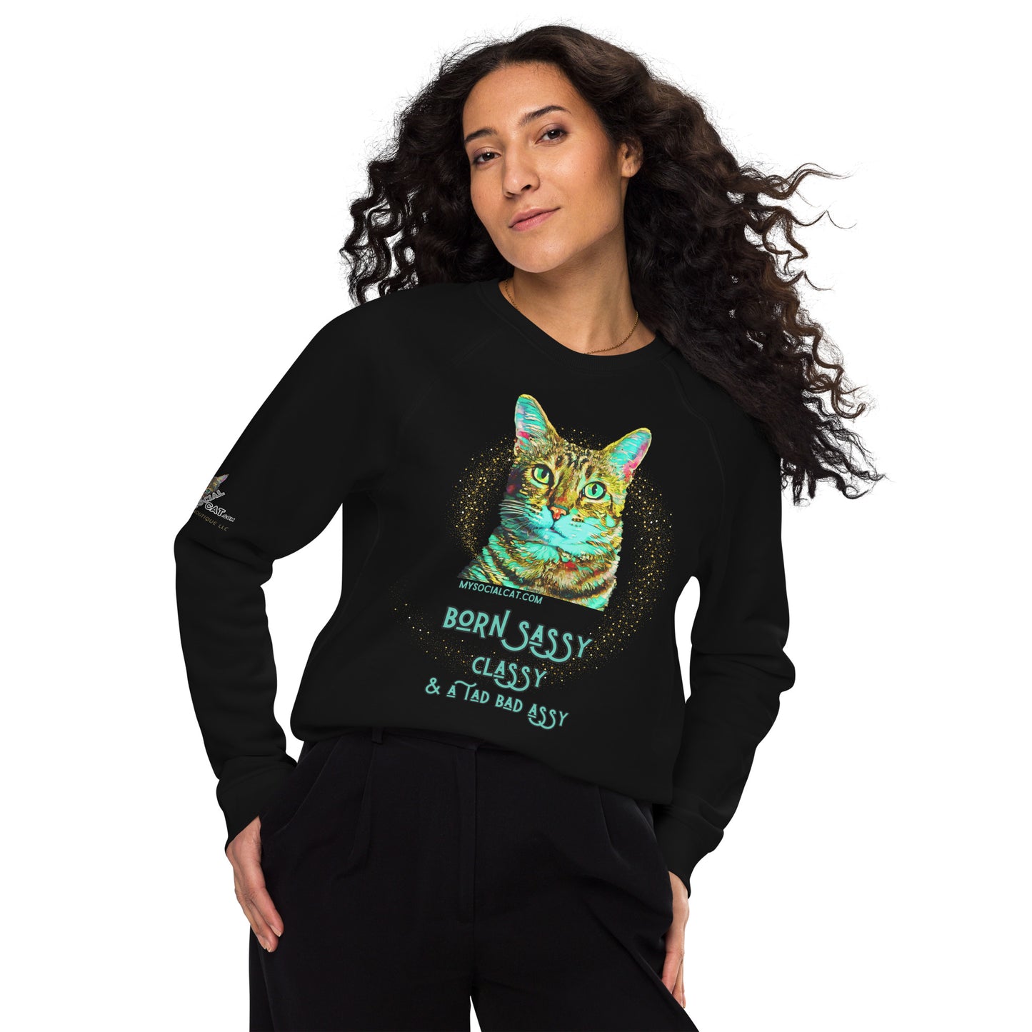 Born Sassy Plush Organic Sweatshirt