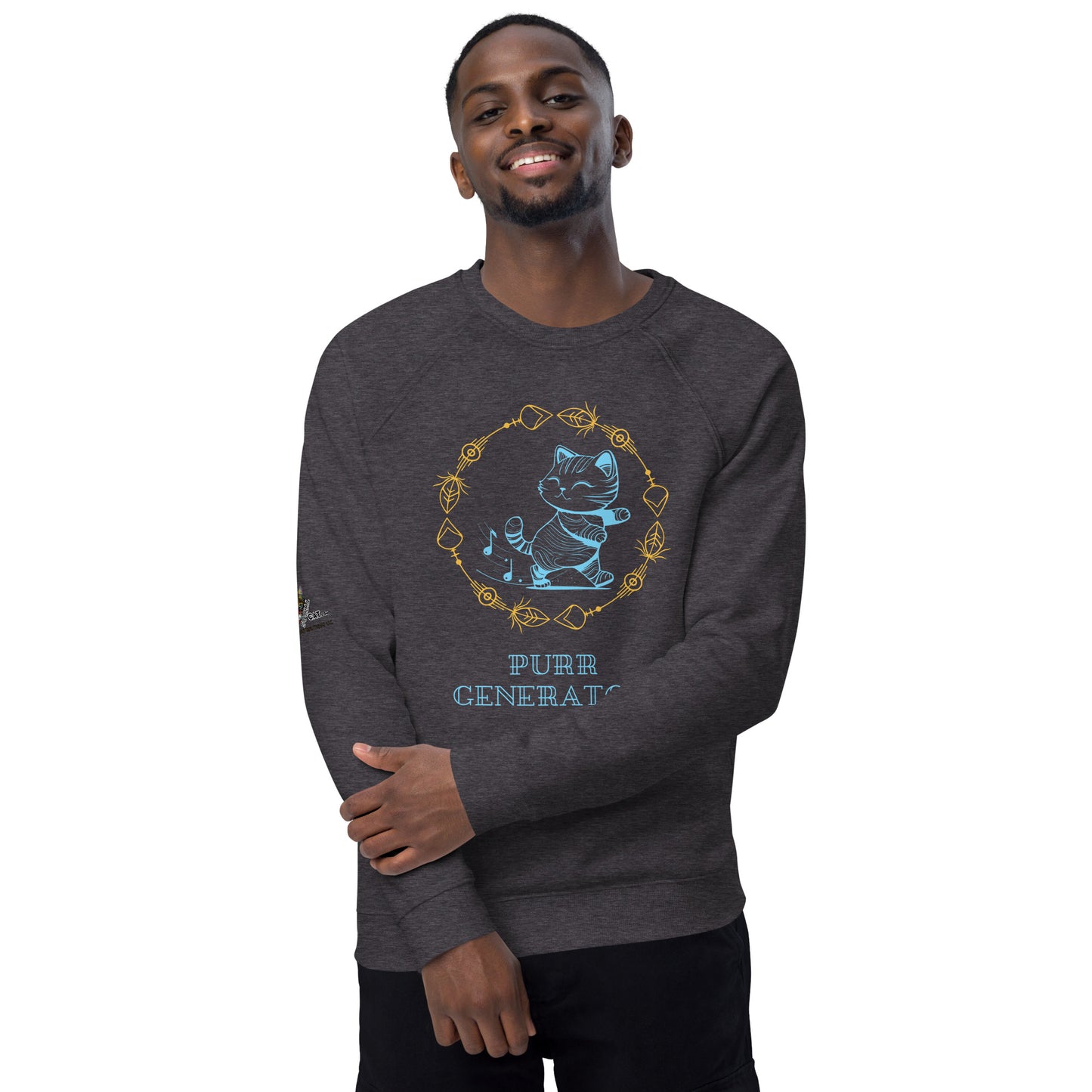 Purr Generator Plush Organic Sweatshirt