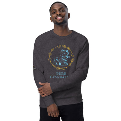 Purr Generator Plush Organic Sweatshirt